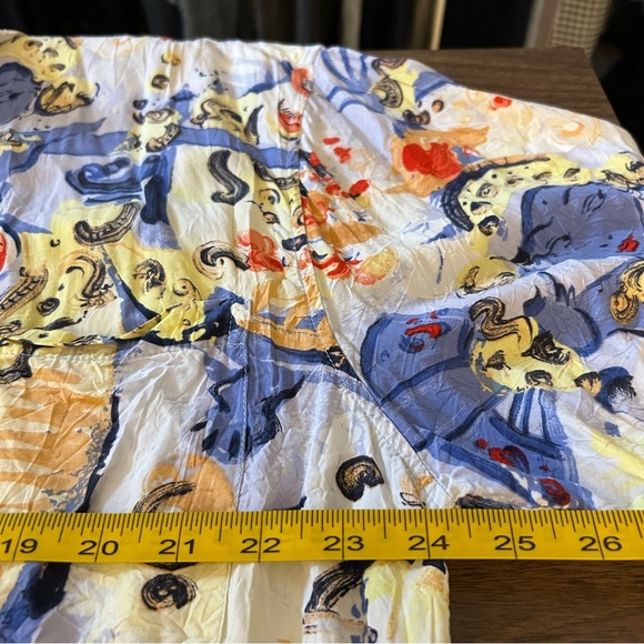 Vintage Jams World Blue and Orange Thailand Eastern Abstract Shirt XL - Picture 8 of 9